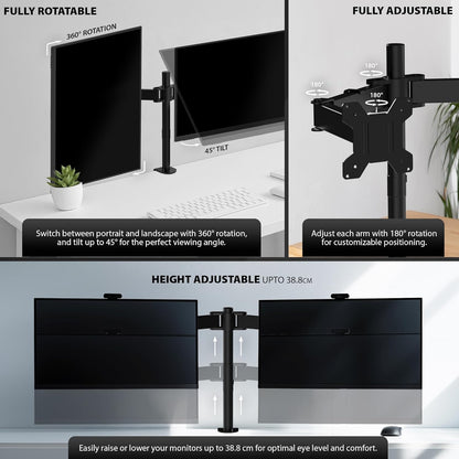 Zeno 13" - 32" Dual Monitor Stand