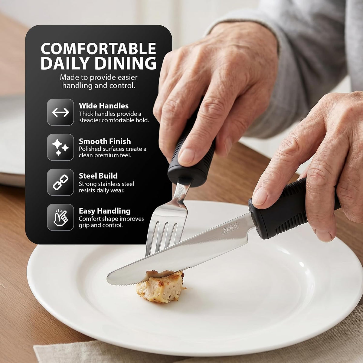 Zeno Easy Grip Cutlery Set