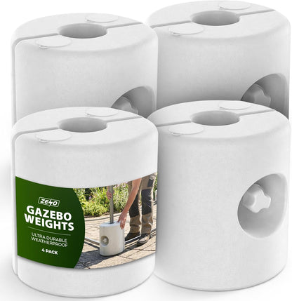 Zeno 4 Pack White Gazebo Weights