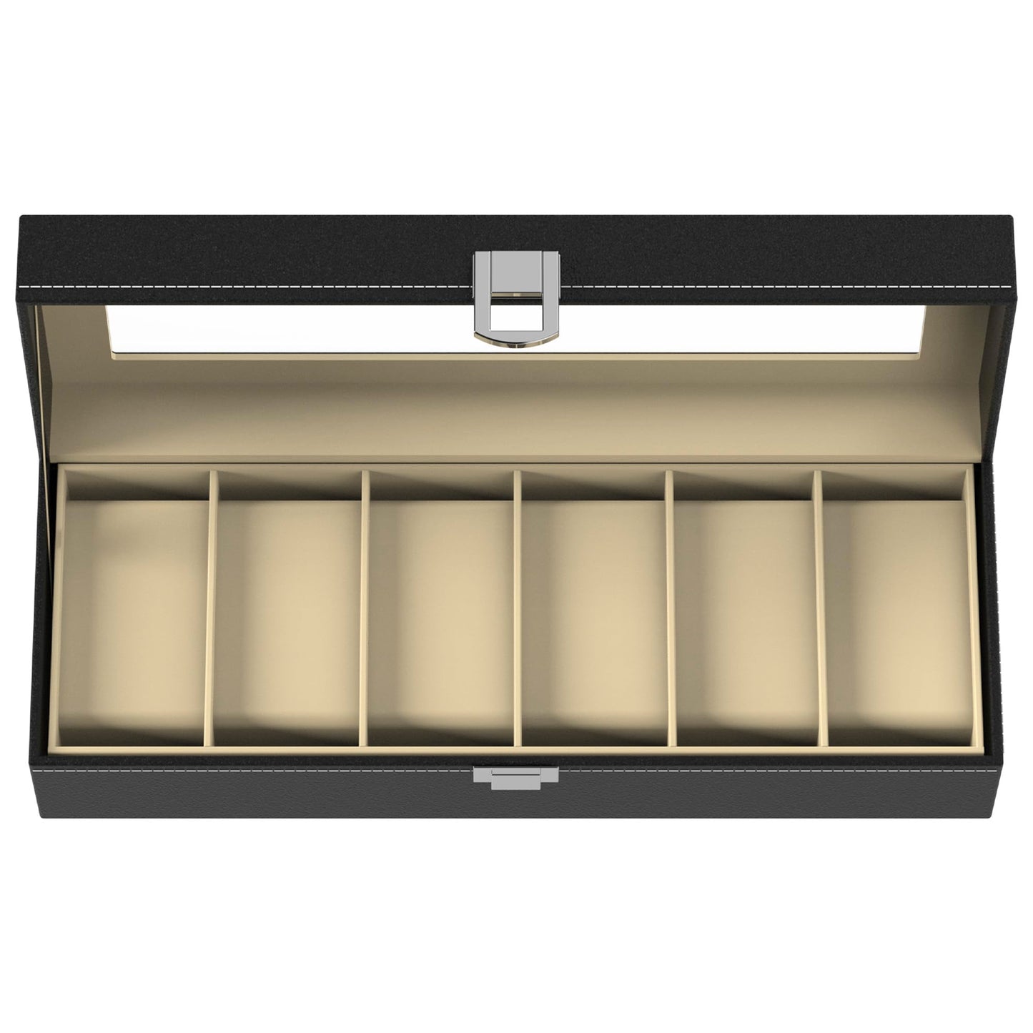 Zeno 6 Compartment Watch & Jewellery Display Box