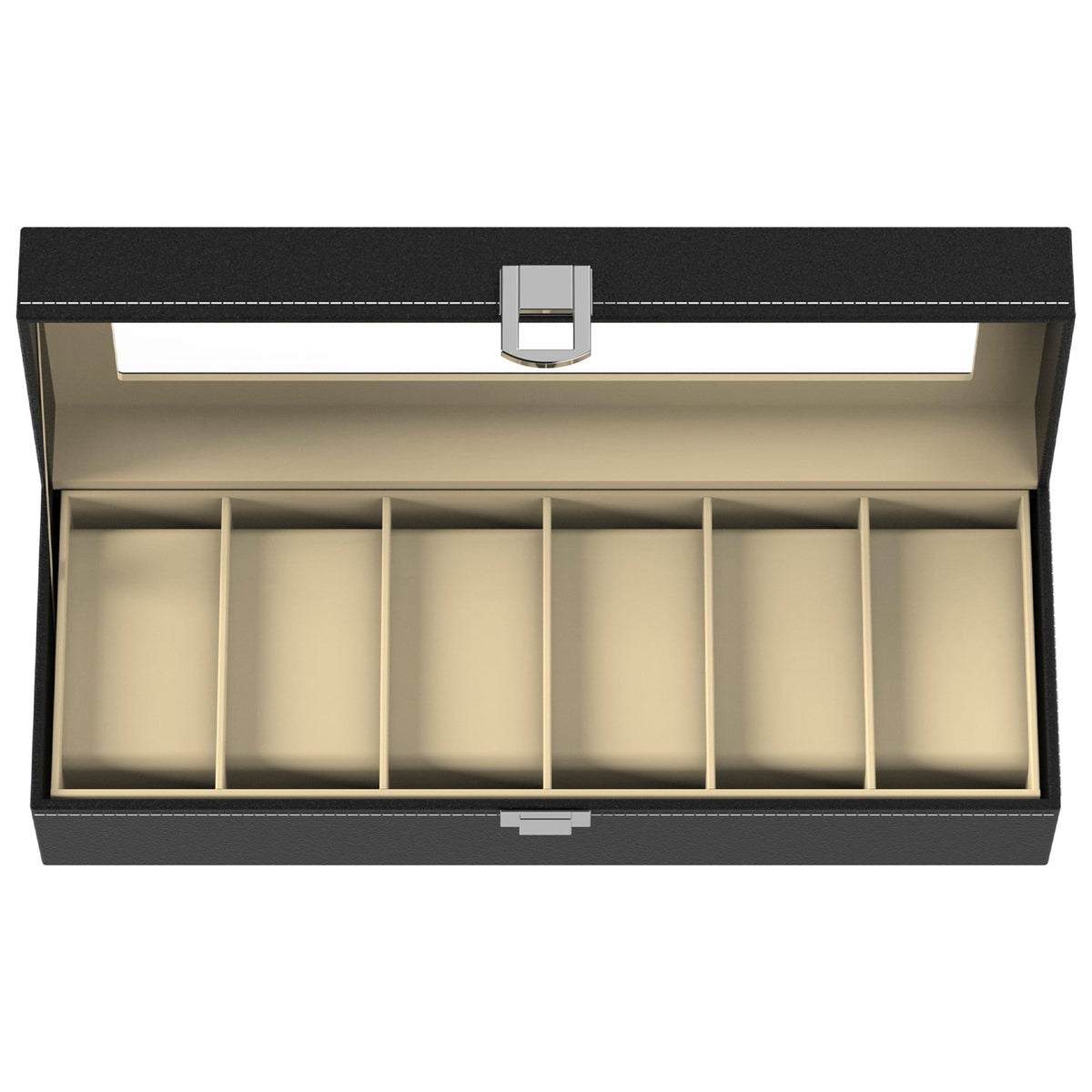Zeno 6 Compartment Watch & Jewellery Display Box