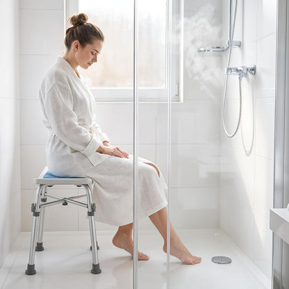 Zeno Cross Beam Supported Shower Stool
