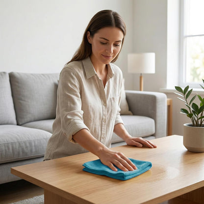 Zeno 30 Pack Light Blue Microfibre Cloths