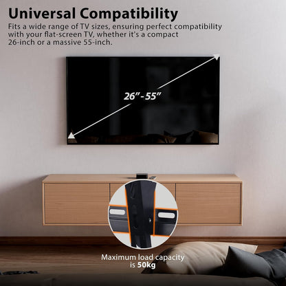Zeno 26" - 55" TV Tilting Wall Bracket