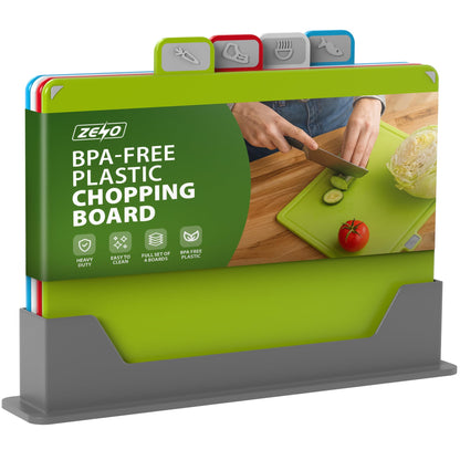 Zeno Set of 4 Coloured Chopping Board