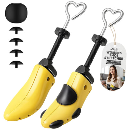 Zeno Yellow Plastic Shoe Stretchers for Women