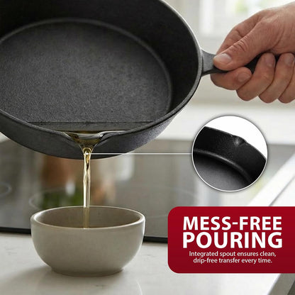 Zeno 3 Piece Cast Iron Skillet Pan Set