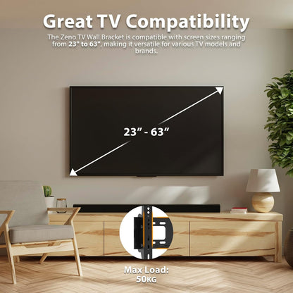 Zeno 23" - 63" Ultra Slim TV Wall Bracket