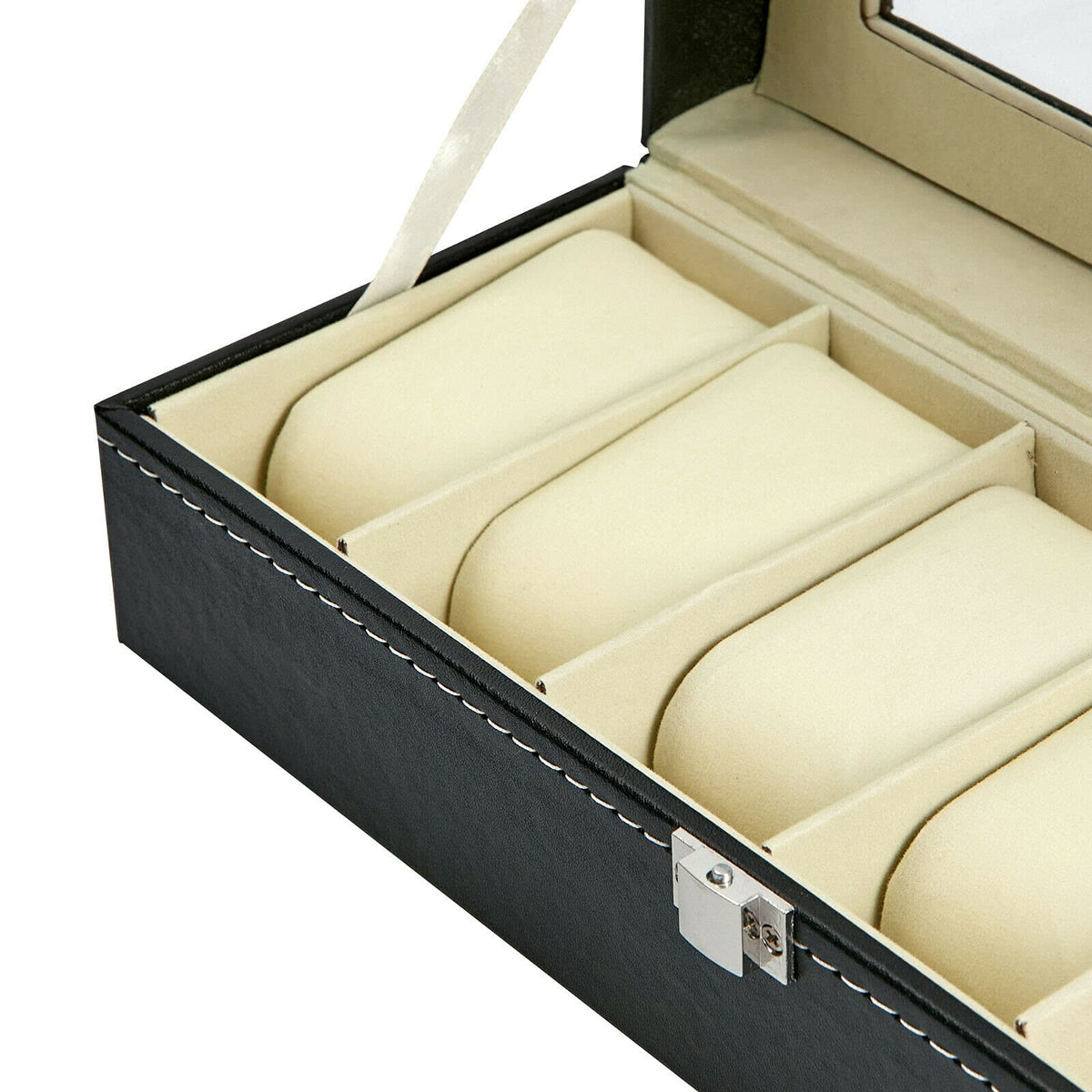 Zeno 6 Compartment Watch & Jewellery Display Box