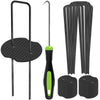 Zeno 50 Pack Black Weed Membrane Pegs