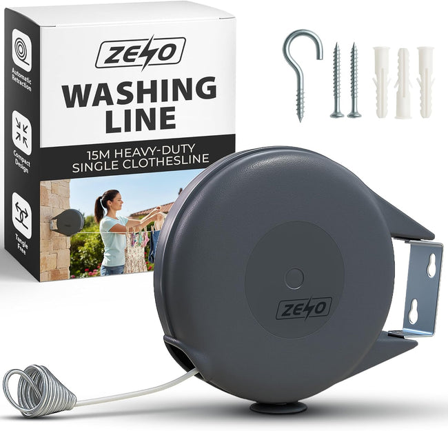 Zeno Retractable Single Washing Line