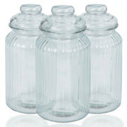 Zeno Set of 3 950ml Airtight Vintage Glass Jars