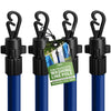 Zeno 4 Pack Blue Washing Line Prop Pole