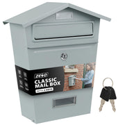 Zeno White Classic Post Box