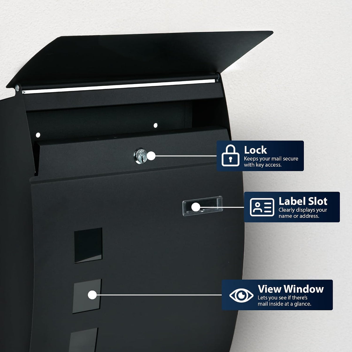 Zeno Letter Box with Viewing Windows