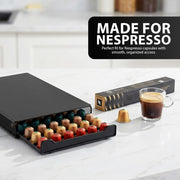 Zeno 60 Coffee Pods Holder & Machine Stand Compatible with Nespresso