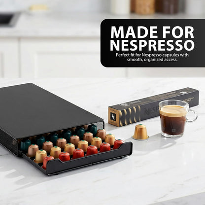 Zeno 60 Coffee Pods Holder & Machine Stand Compatible with Nespresso