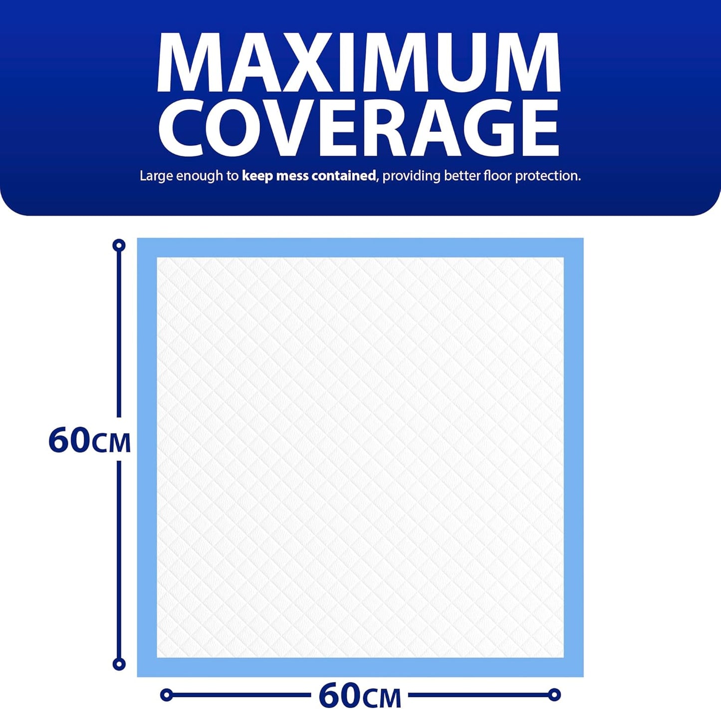 Rex & Roxy 60 x 60cm 100 Pack Puppy Pads