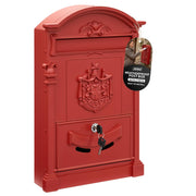 Zeno Red Vintage Post Box