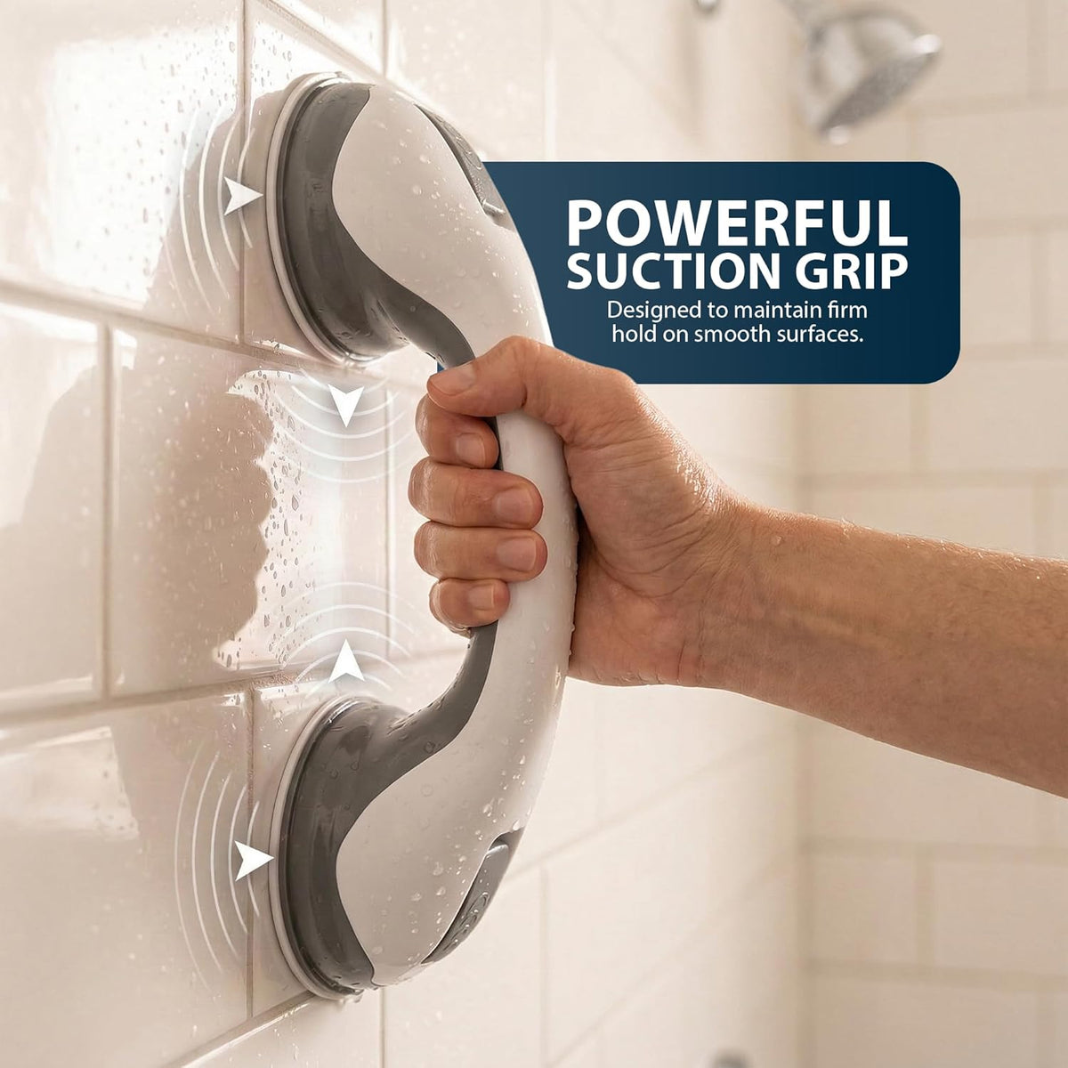 Zeno 2 Pack Grey Grab Rails for Bathroom