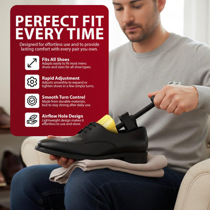 Zeno Yellow Plastic Shoe Stretchers for Men