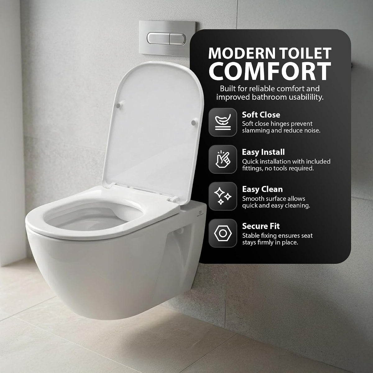 Zeno Square Toilet Seat