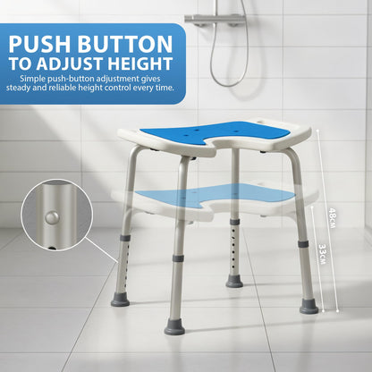 Zeno 7 Adjustable Height Shower Stool