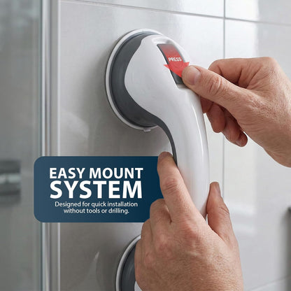 Zeno 2 Pack Grey Grab Rails for Bathroom