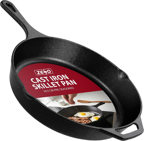 Zeno 30.5cm Cast Iron Skillet Pan