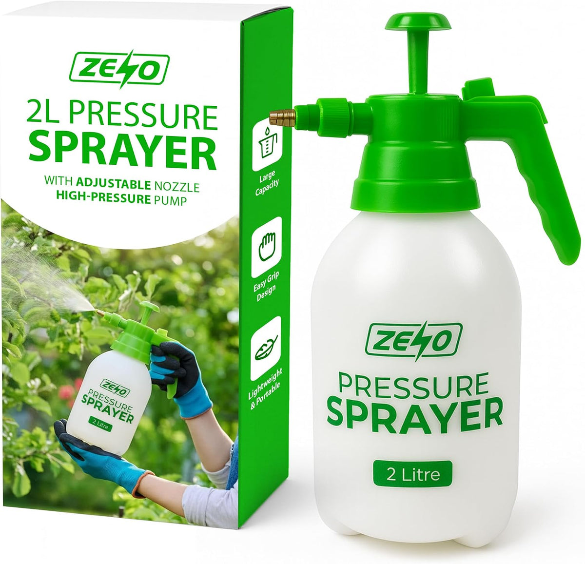 Zeno 2 Litre Garden Pressure Sprayer