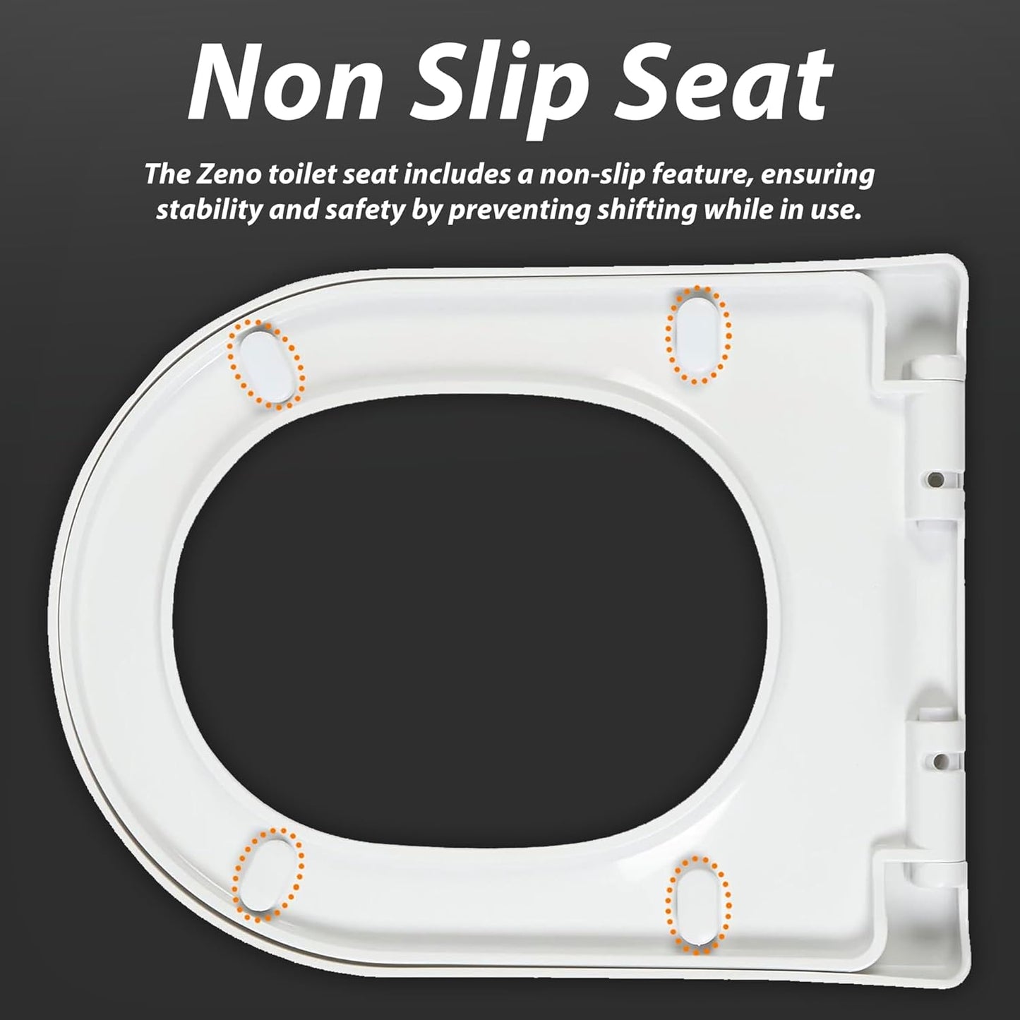 Zeno D Shape Toilet Seat