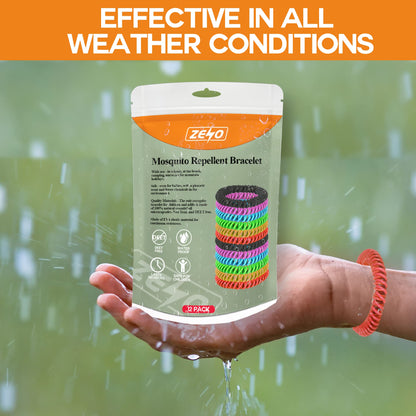 Zeno 12 Pack Mosquito Repellent Bracelet