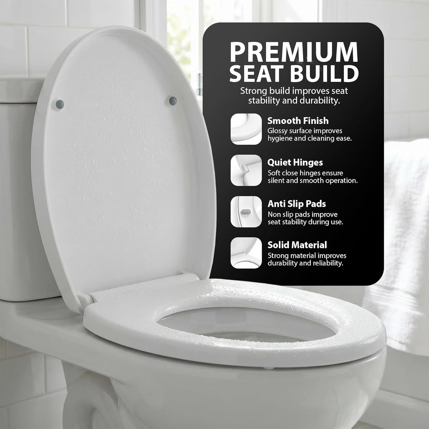 Zeno O Shape Toilet Seat