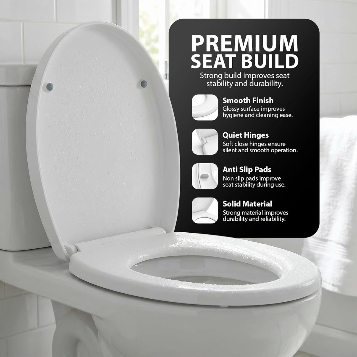 Zeno O Shape Toilet Seat