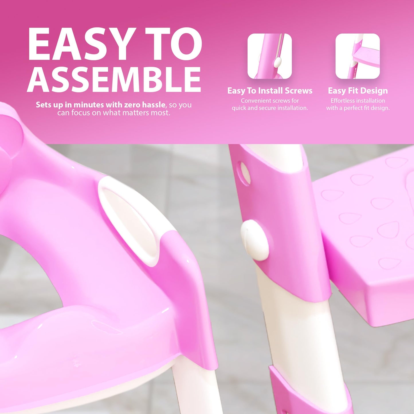 Zeno Pink Potty Training Seat