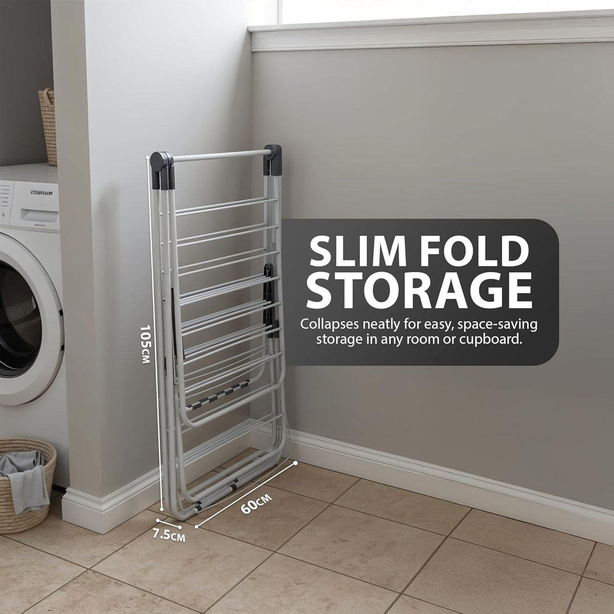 Zeno Clothes Drying Rack 18M Drying Space
