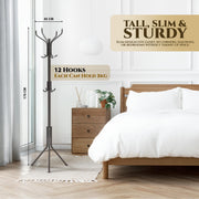 Zeno Black Coat Rack