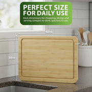 Zeno Large Wooden Chopping Board