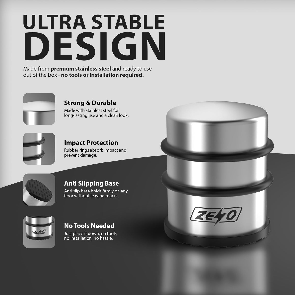 Zeno 4 Pack Door Stopper