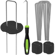 Zeno 200 Pack Silver Weed Membrane Pegs