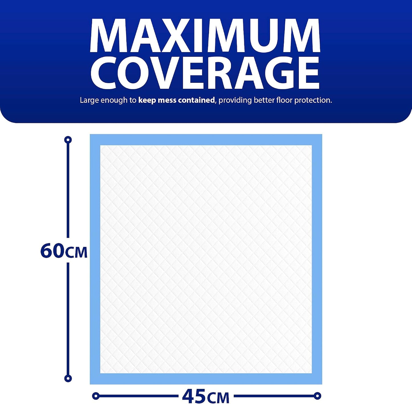 Rex & Roxy 60 x 45cm 100 Pack Puppy Pads