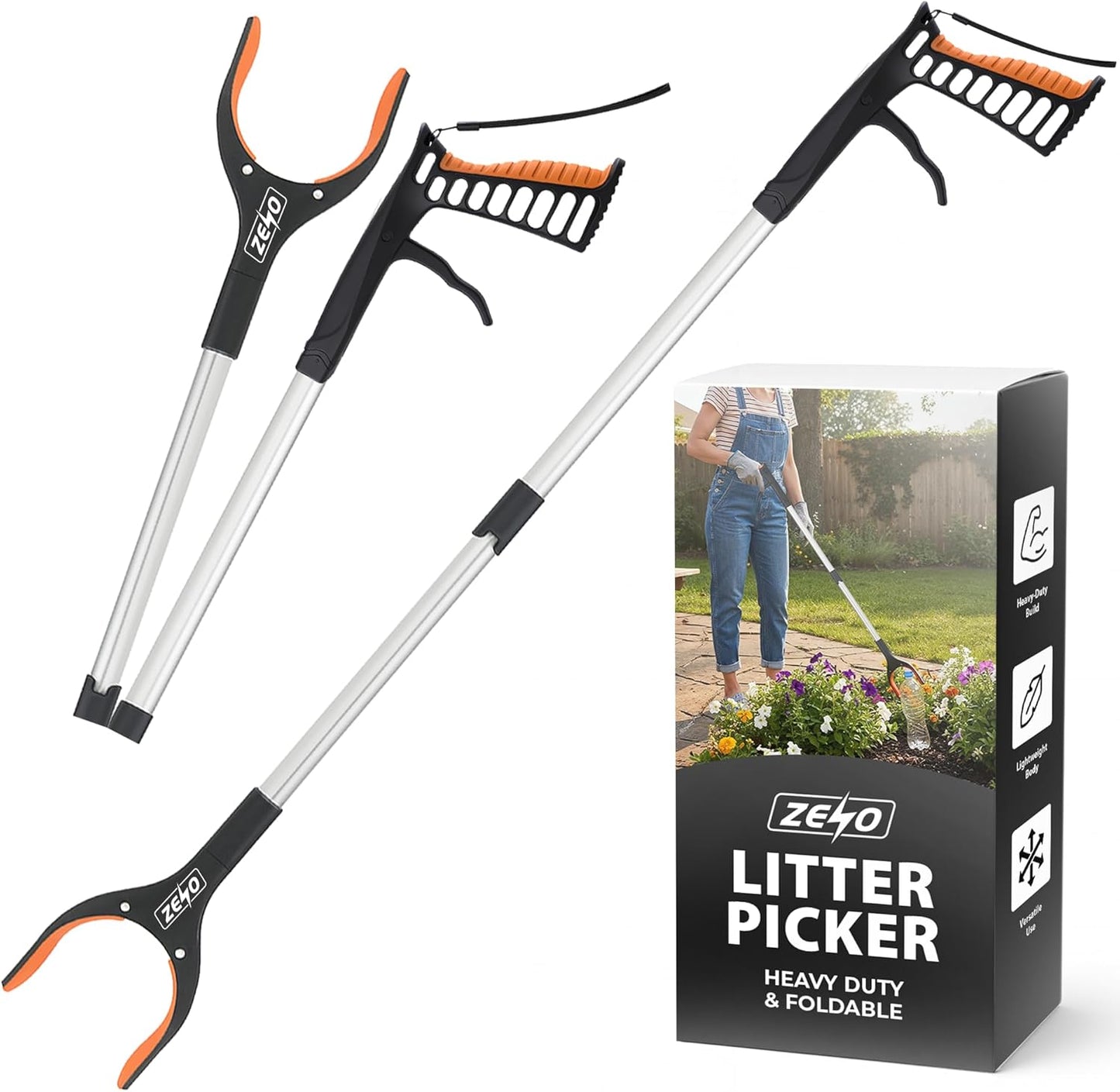 Zeno 2 Section Litter Picker