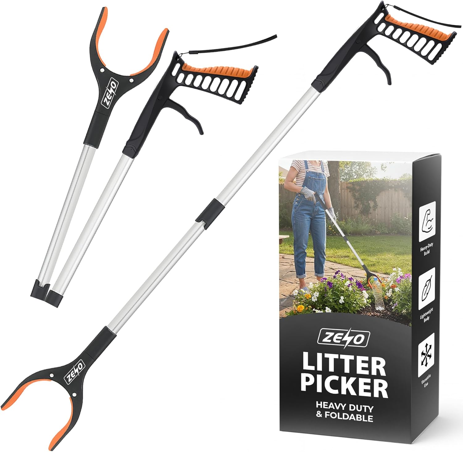 Zeno 2 Section Litter Picker