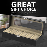 Zeno 6 Compartment Watch & Jewellery Display Box