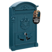Zeno Blue Vintage Post Box