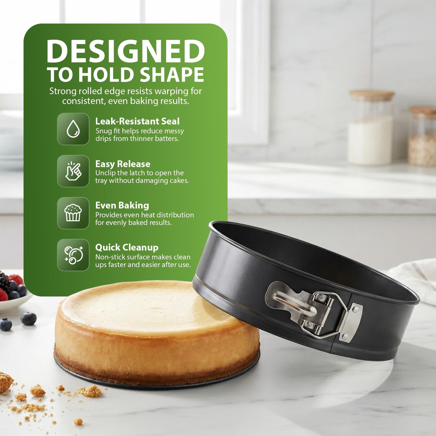 Zeno 5 Piece Cake Tin Set