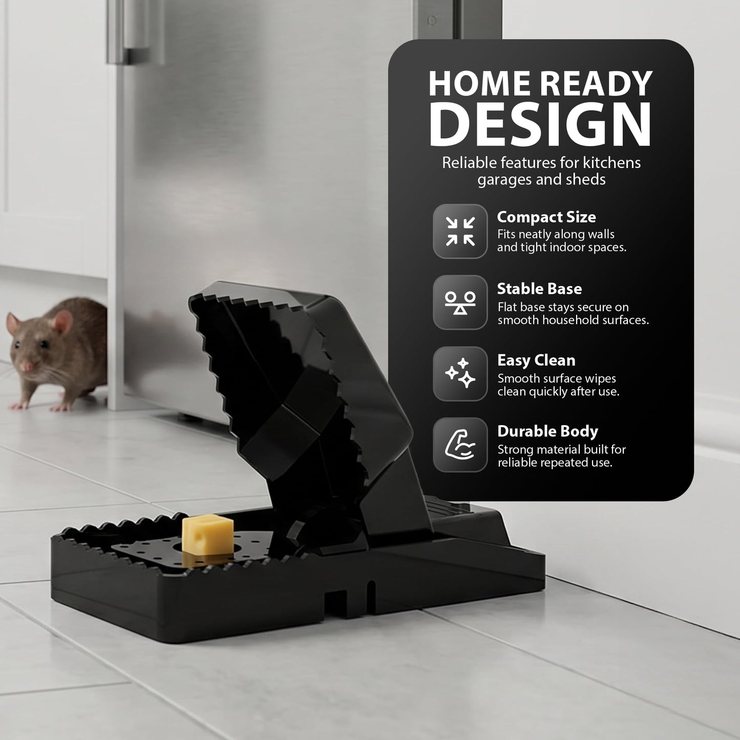 Zeno 6 Pack Reusable Mouse Trap