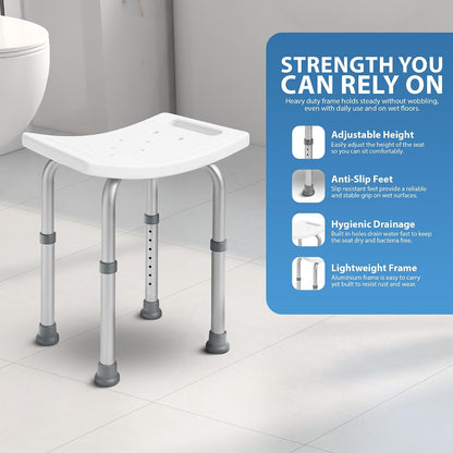 Zeno 50cm Shower Stool