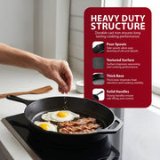 Zeno 30.5cm Cast Iron Frying Pan