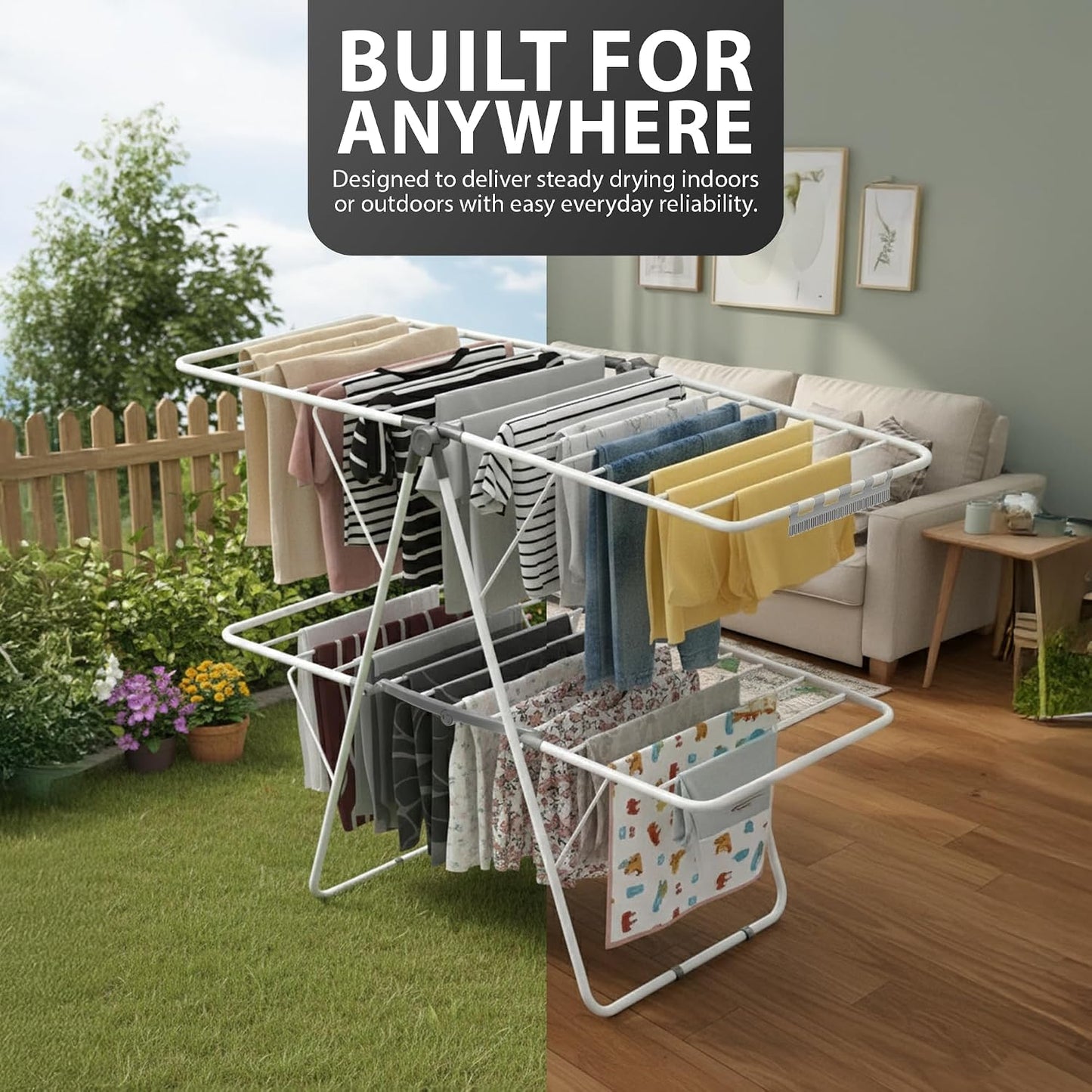 Zeno Clothes Drying Rack 18M Drying Space